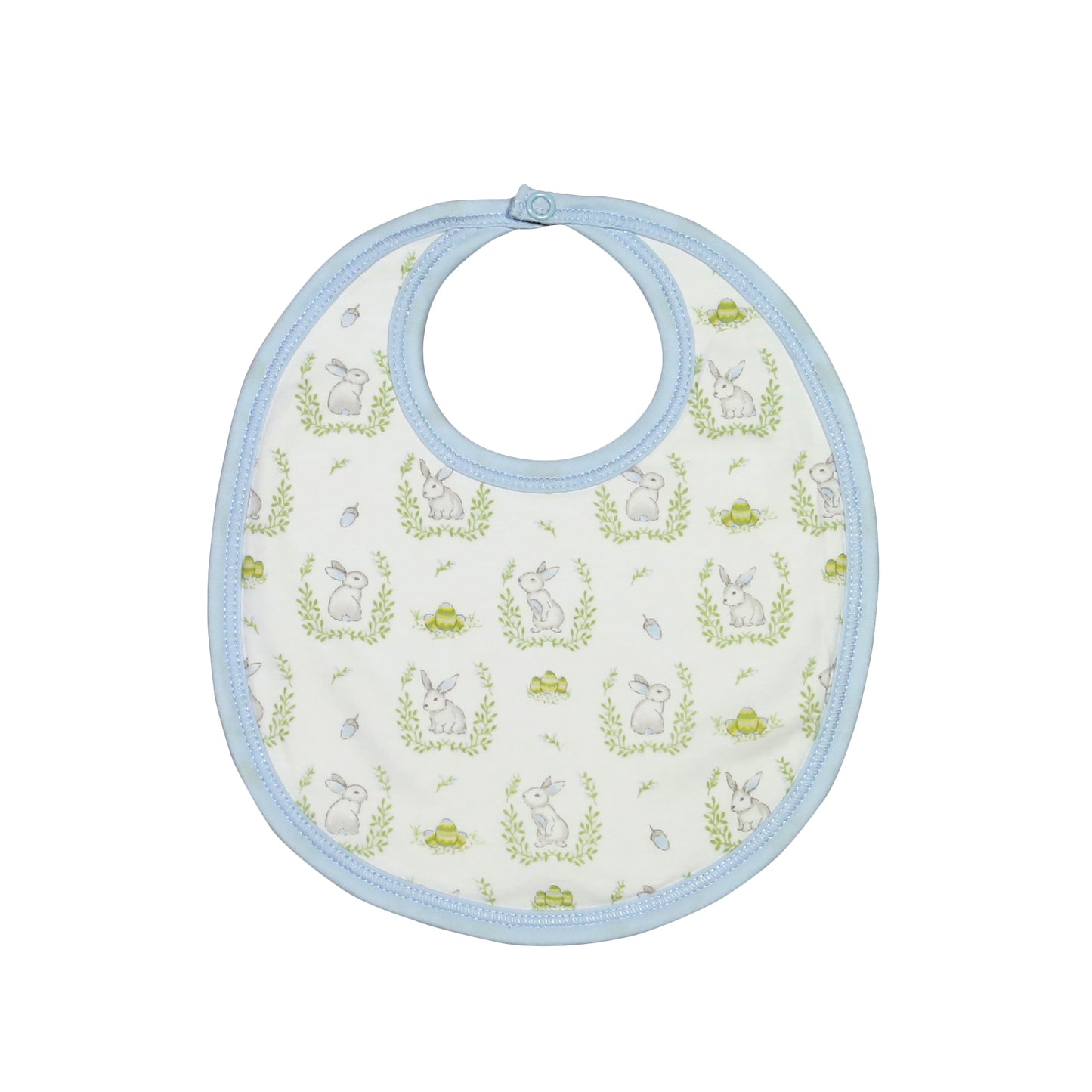 BLUE BUNNIES PIMA BIB