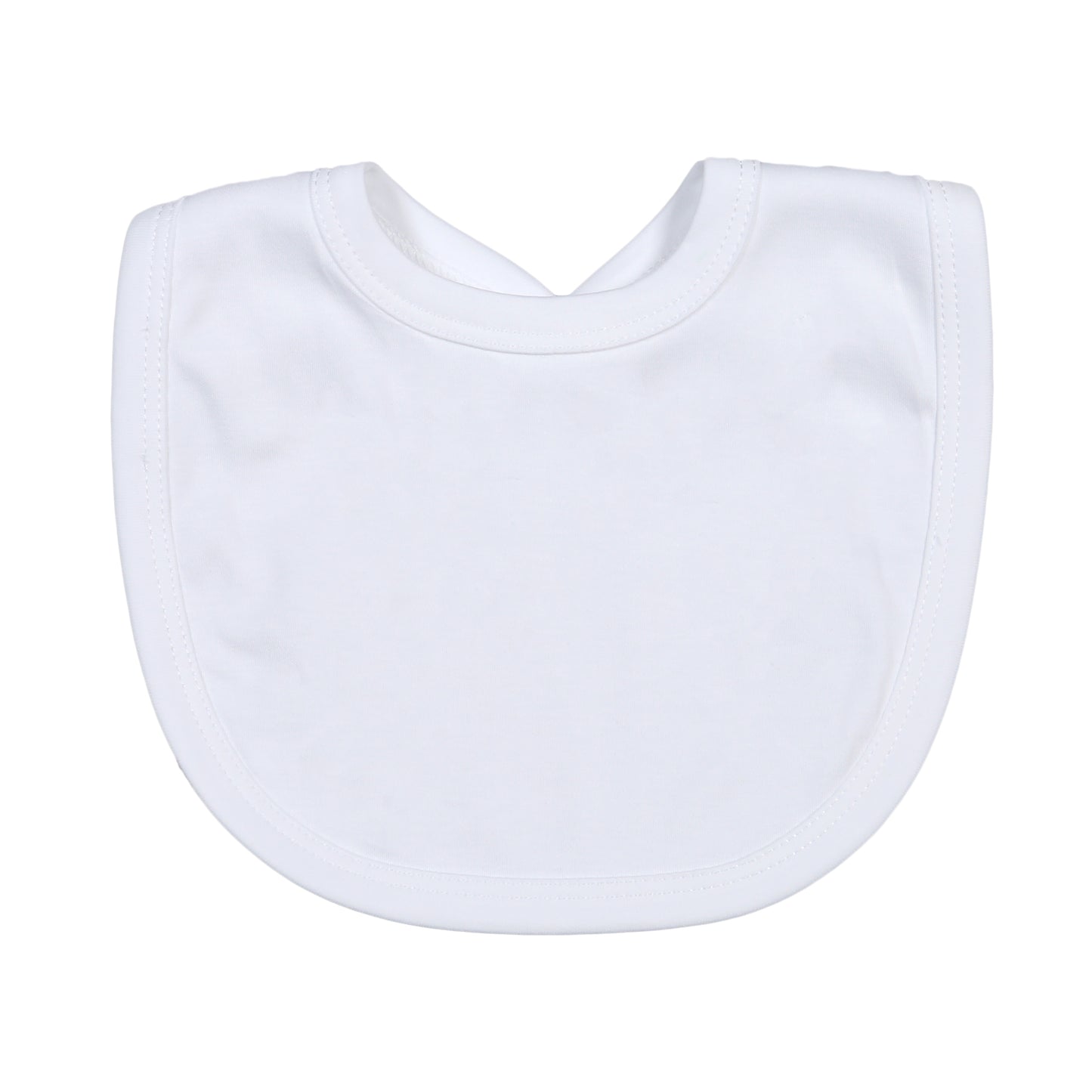 WSB-018 SOLID WHITE PIMA BIB