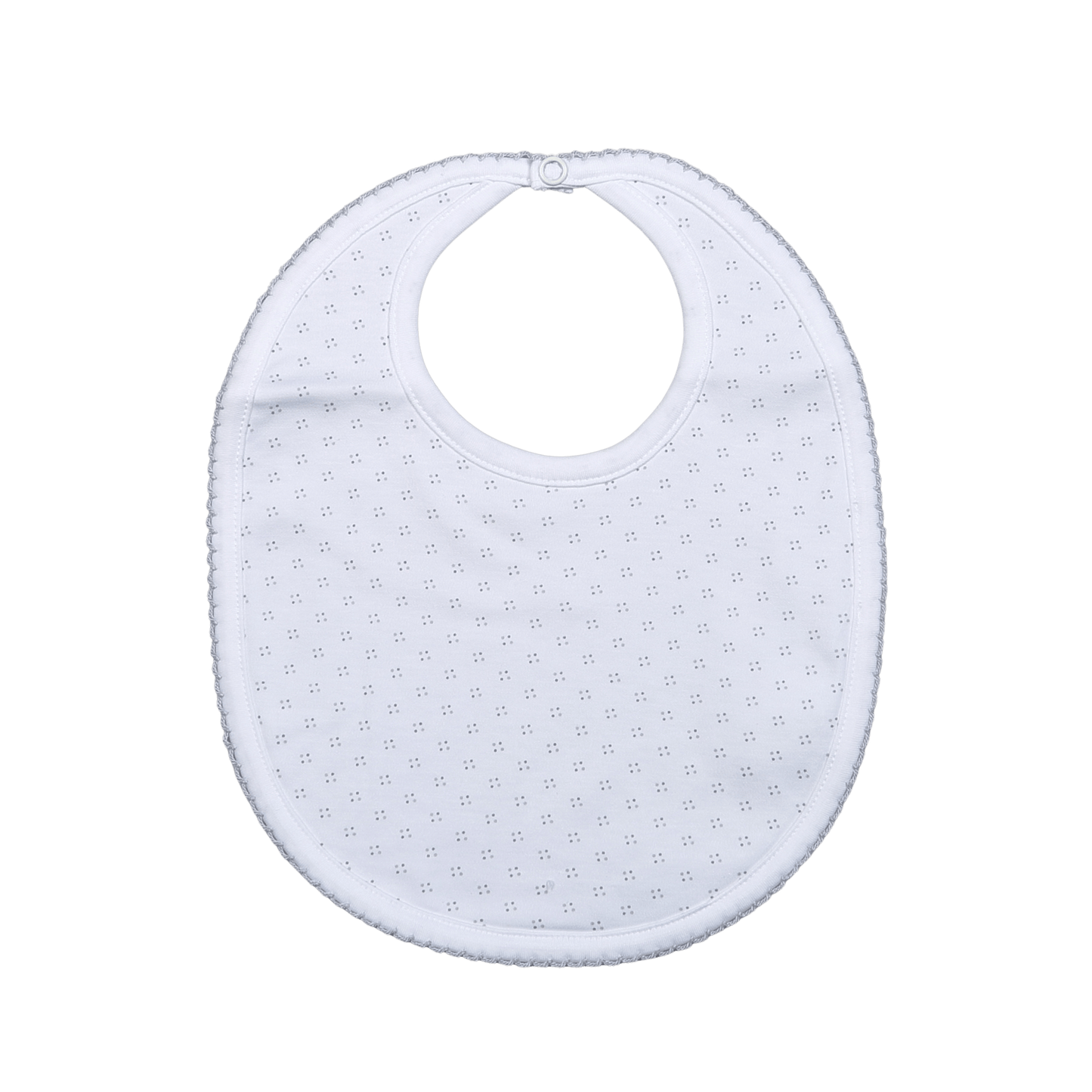 GDB-917 GRAY DOTS PIMA BIB GRAY TRIM