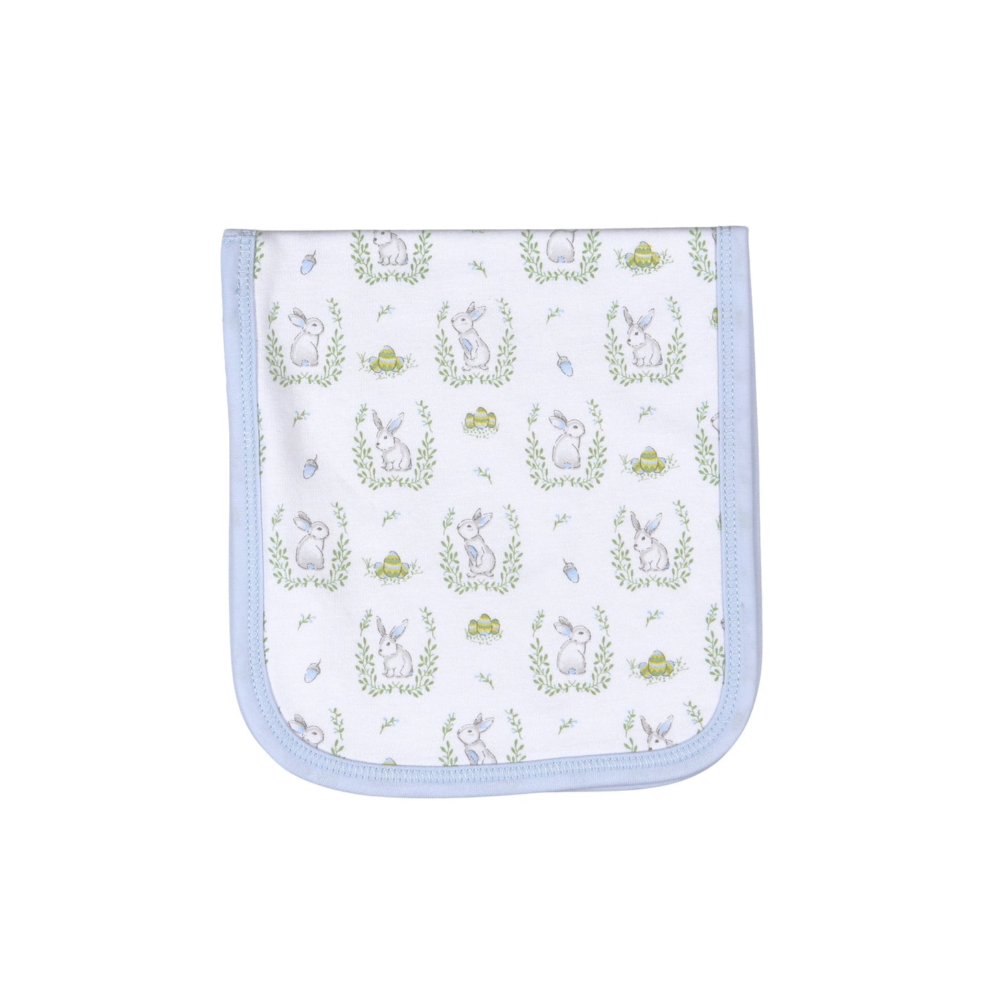 BLP-218 BLUE BUNNIES PIMA BURPING PAD