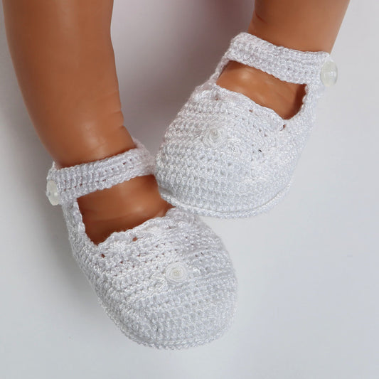 WFB-500 WHITE/PINK BABY MARY JANE BOOTIE