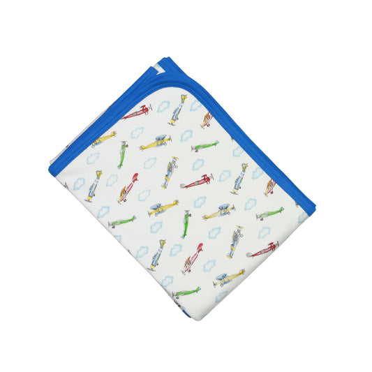 AIR-216 AIRPLANES PIMA  RECEIVING BLANKET