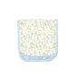 BEL-218 BELLE BLUE/PINK FLORAL PIMA BURPING PAD
