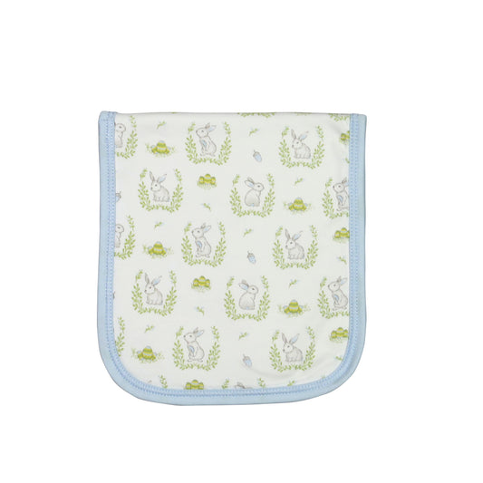 BLP-218 BLUE BUNNIES PIMA BURPING PAD