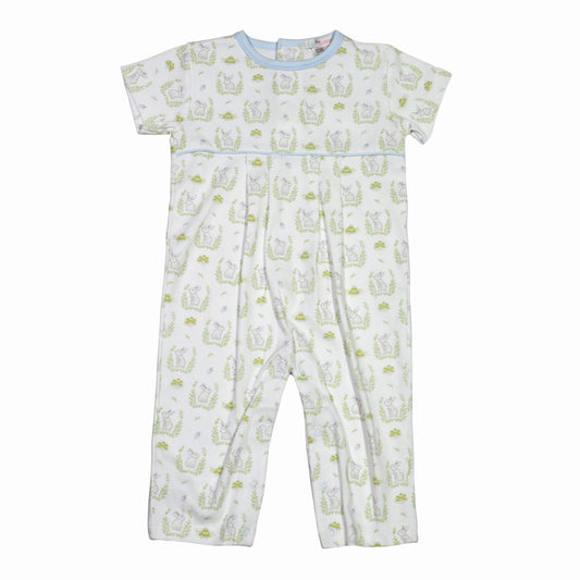 BLUE BUNNIES PIMA ROMPER
