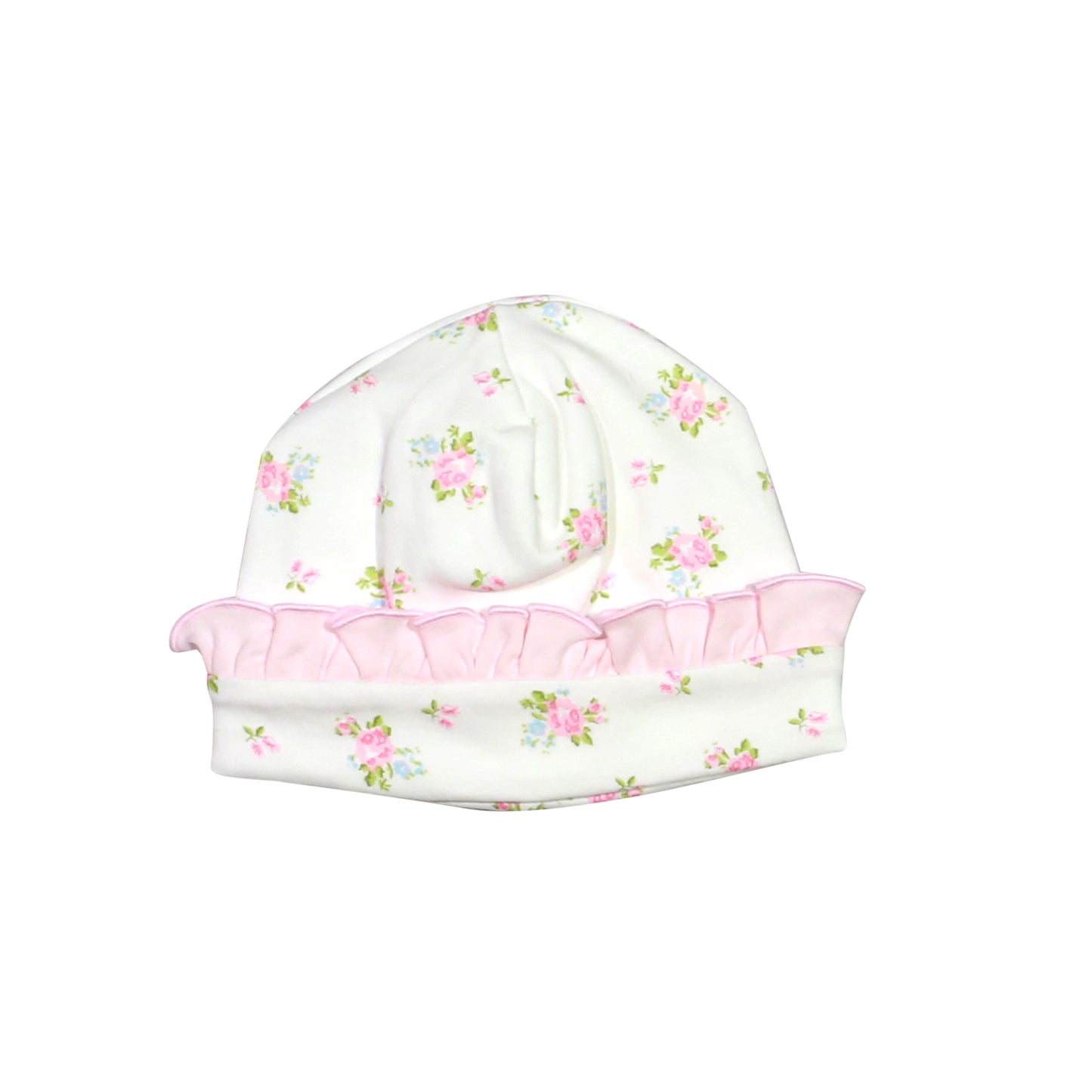 RPF-215 ROSIE PINK FLORAL PIMA BEANIE