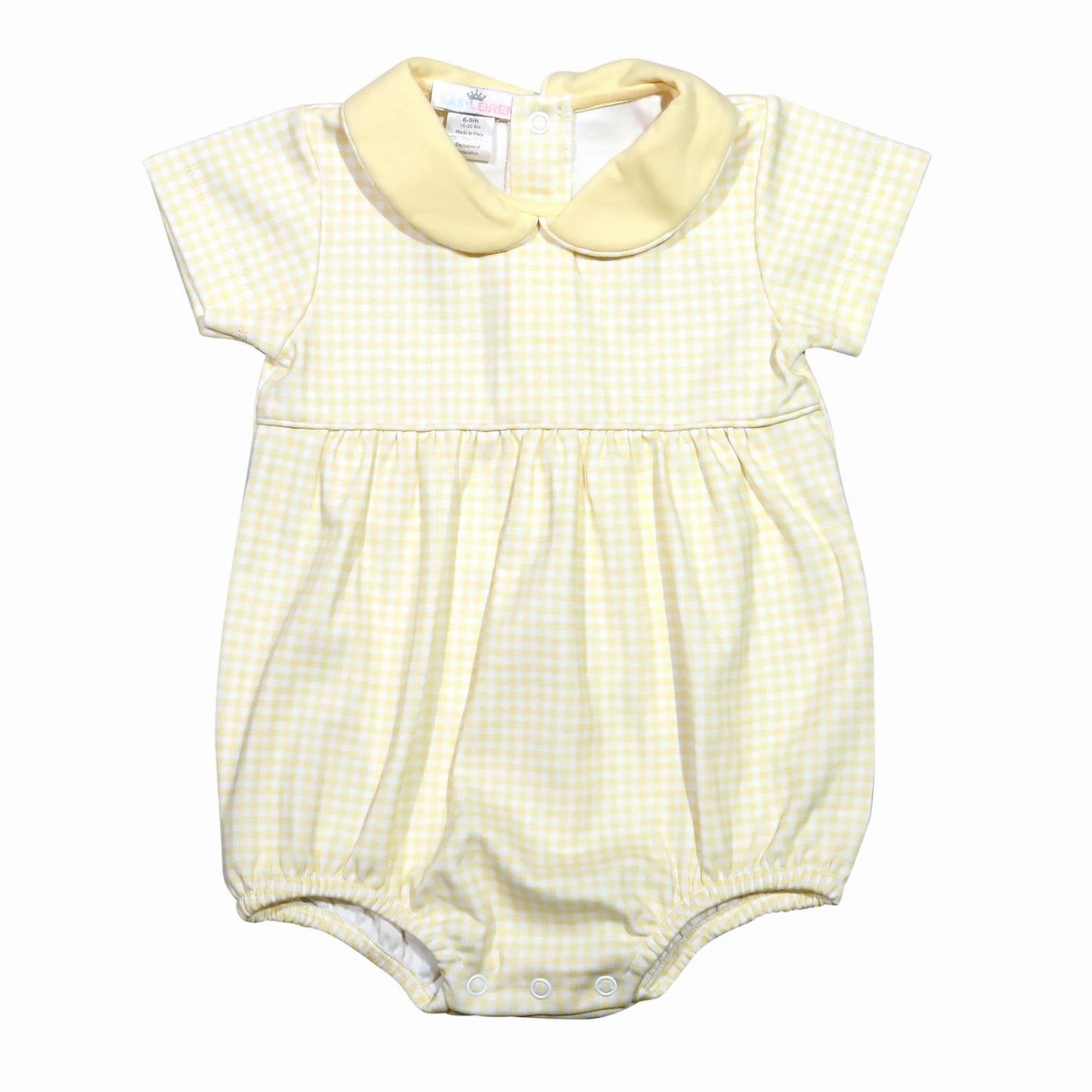 YCL-230 YELLOW GINGHAM CLASSIC BUBBLE