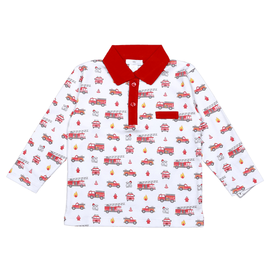FFI-210 Fire Fighters Pima collar shirt
