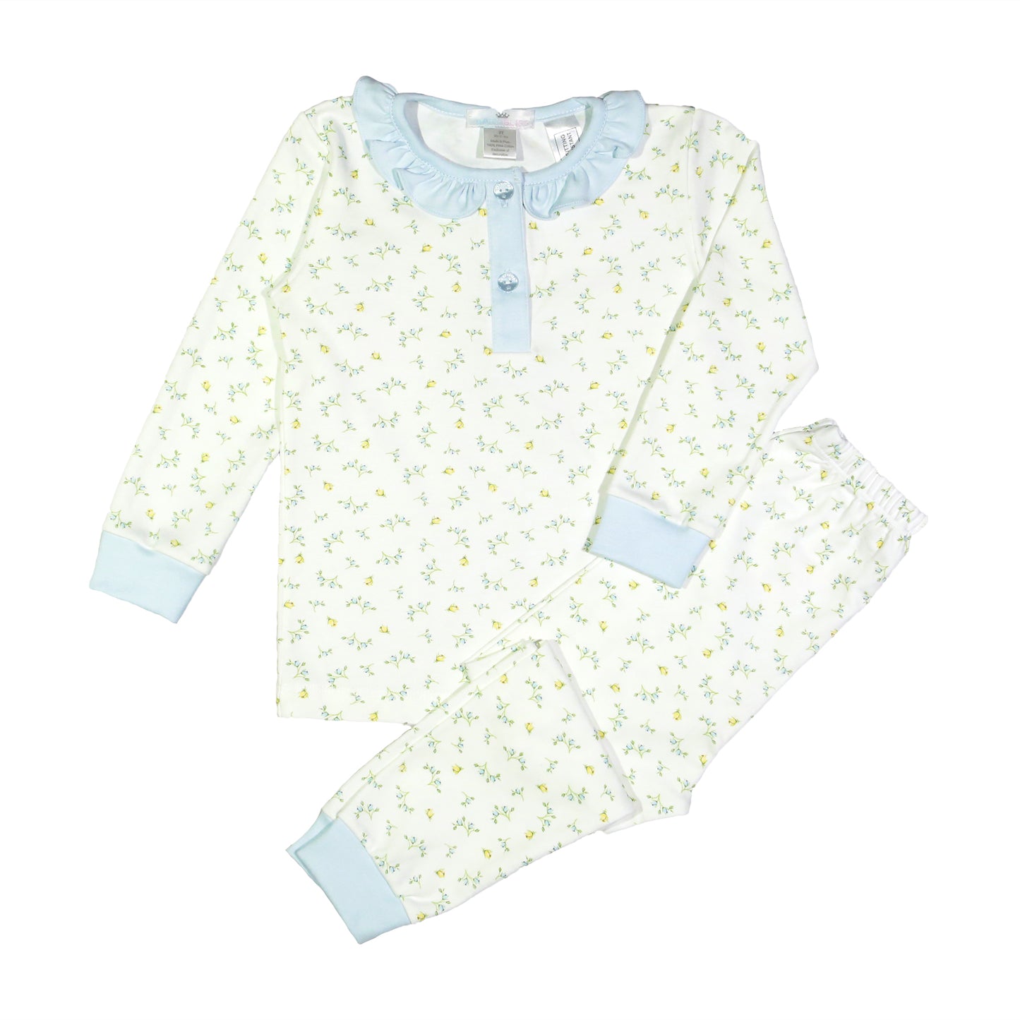 DIA-099 Diana Floral Pima Two Pcs Nightwear
