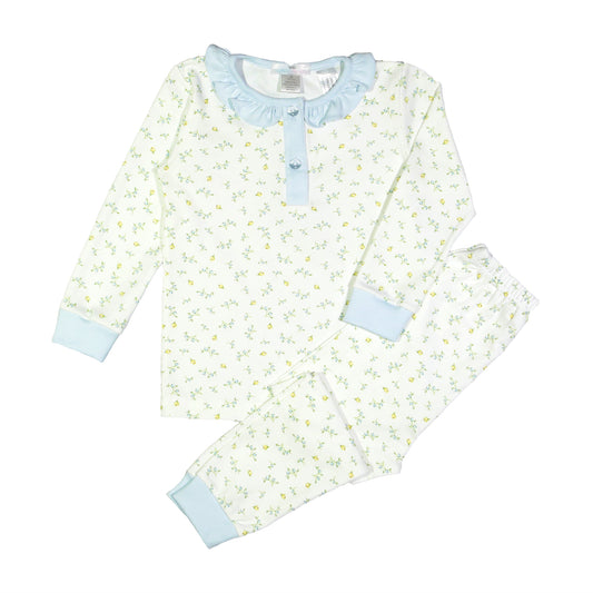 DIA-099 Diana Floral Pima Two Pcs Nightwear