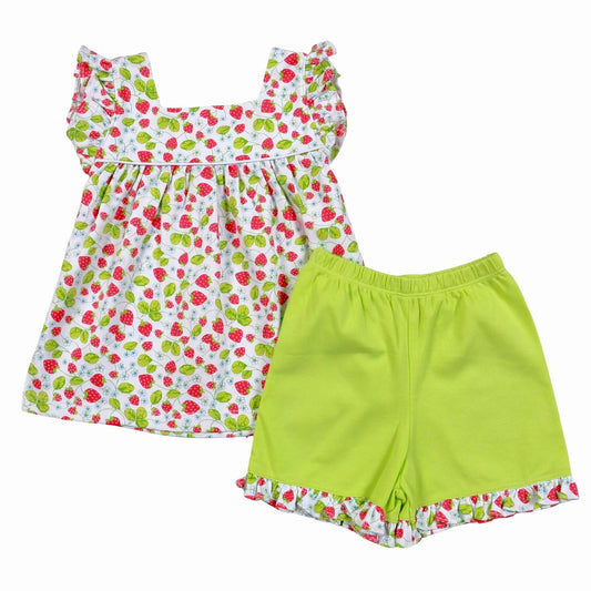 SBR-220 STRAWBERRIES SHORT SET
