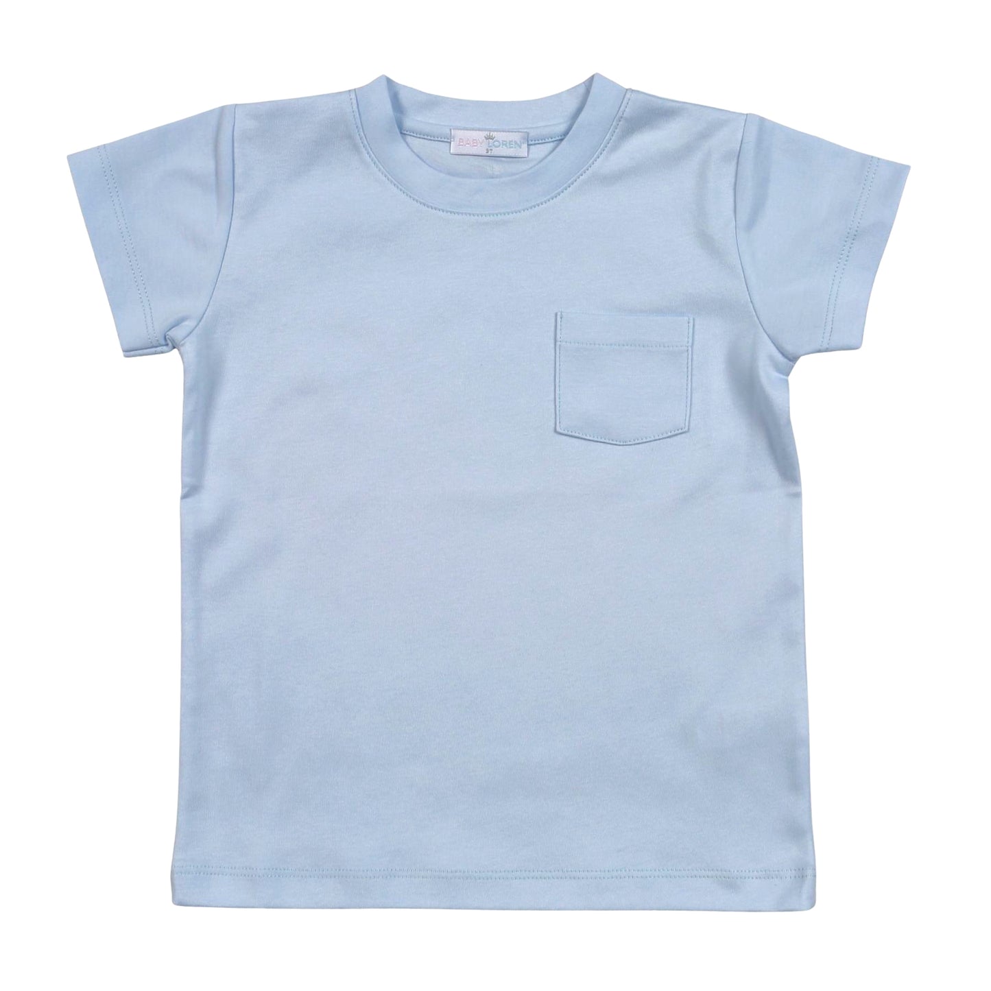 BBS-210 SOLID BLUE  T-SHIRT