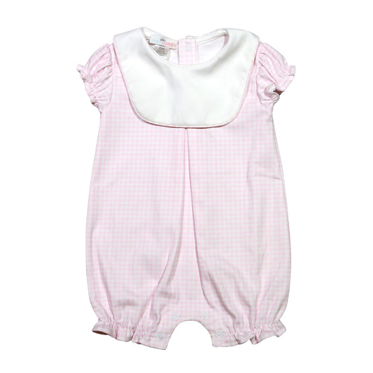GGP-430 PINK GINGHAM BIB BUBBLE