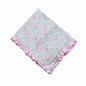 MYA FLORAL PIMA RECEIVING BLANKET