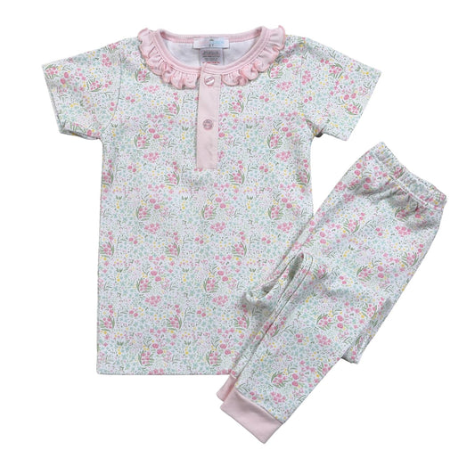 MYA-099 MYA FLORAL PIMA TWO PIECES LOUGEWEAR