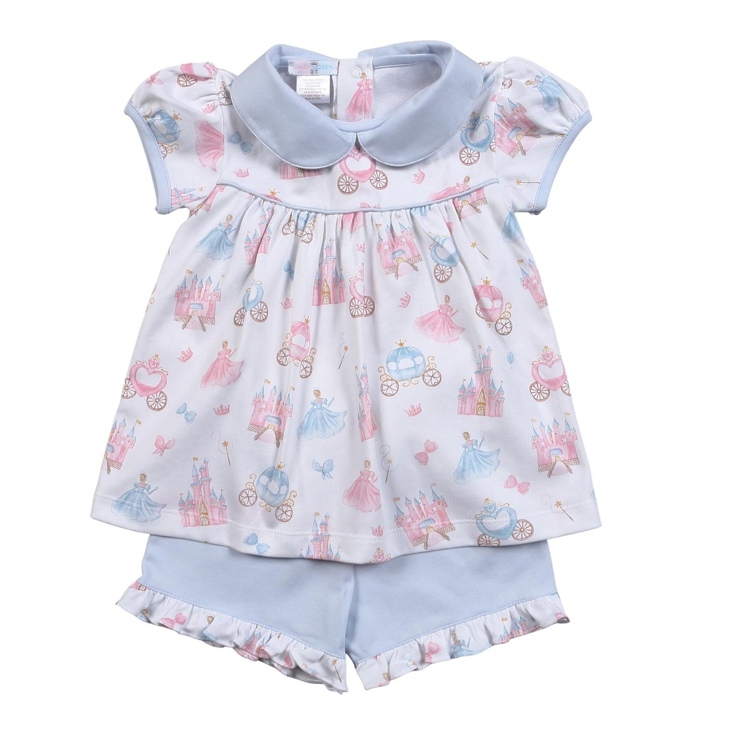 PRINCESS AND CASTLES PIMA SHORT SET