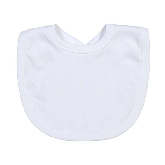 WSB-018 SOLID WHITE PIMA BIB