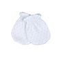 BDM-810 BLUE DOTS PIMA MITTENS BLUE TRIM