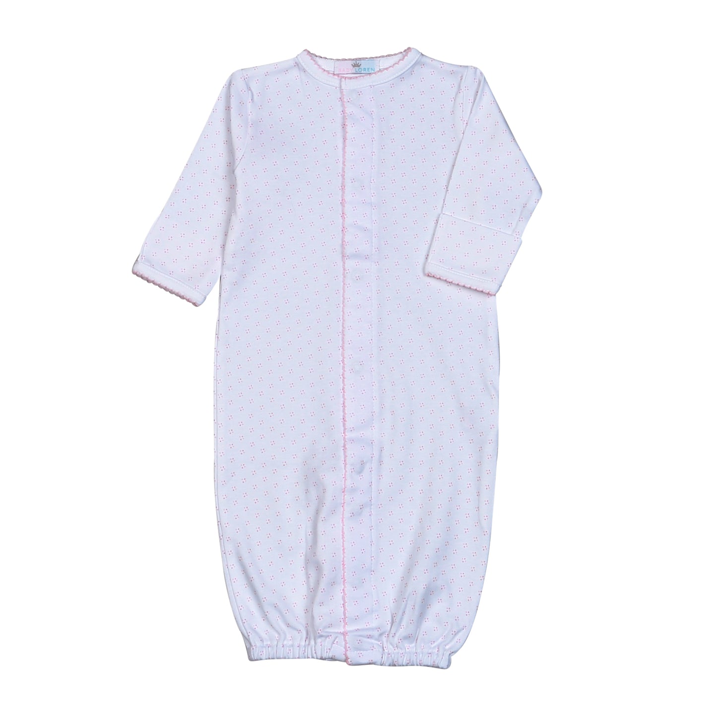 PDC-511 PINK DOTS PIMA CONVERTER PINK TRIM