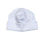 WHW-215 WHITE PIMA BEANIE WHITE TRIM
