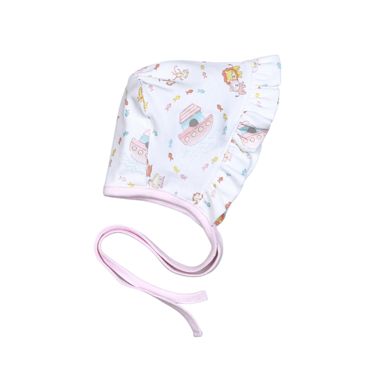 PNA-215 Pink Noha's Arc Pima Ruffles Beanie