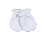 GDM-910 GRAY DOTS  PIMA MITTENS GRAY TRIM