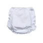WMD-100 MONOGRAM ME PIMA DIAPER COVER WHITE