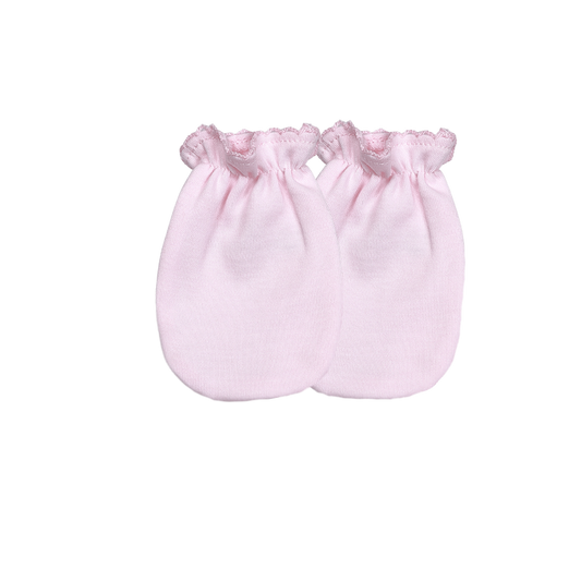 PPM-510 PINK PIMA MITTENS PINK TRIM