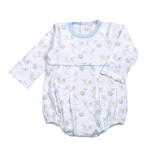 NRB-230 Nursery Rhymes Blue Pima Bubble