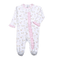 NRG-299 Nursery Rhymes Pink Pima Zipper Footie