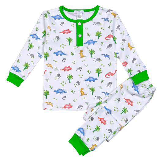 DSR-099 Dinosaurus Pima Two Pcs Nightwear