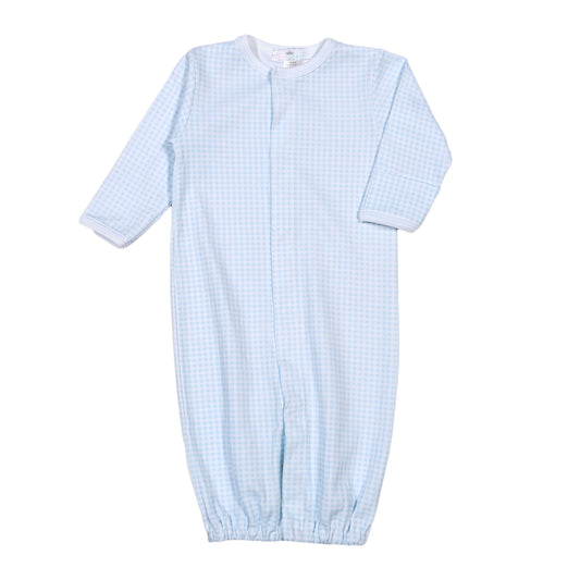 PET-111 PETER BLUE GINGHAM PIMA  CONVERTER
