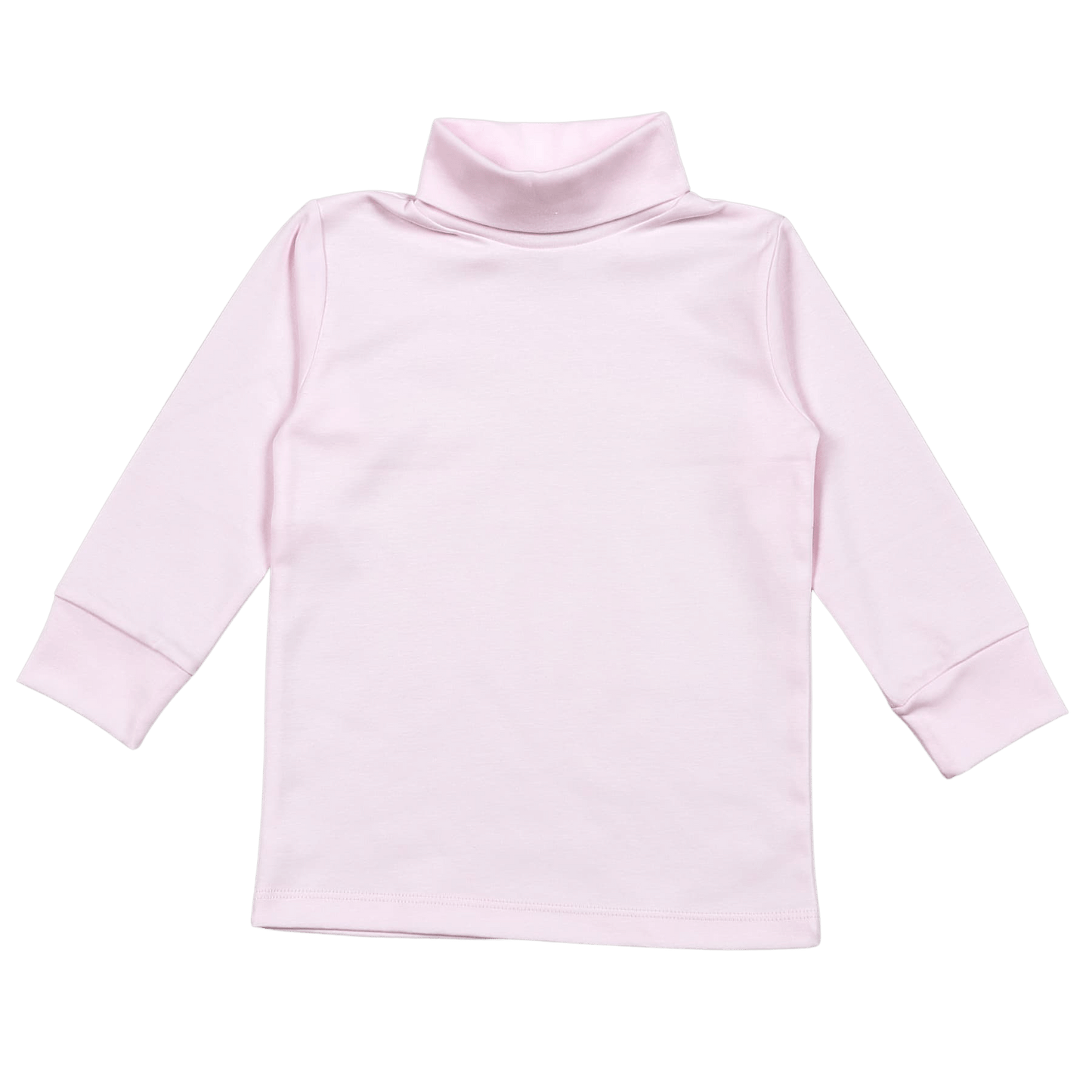 PNK-310 Pink Pima Turtleneck