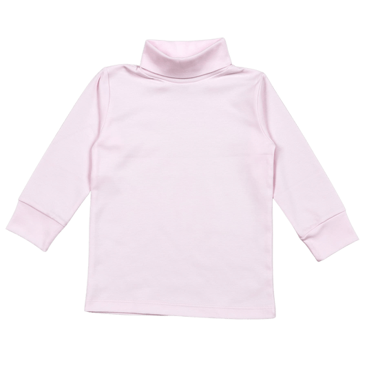 PNK-310 Pink Pima Turtleneck