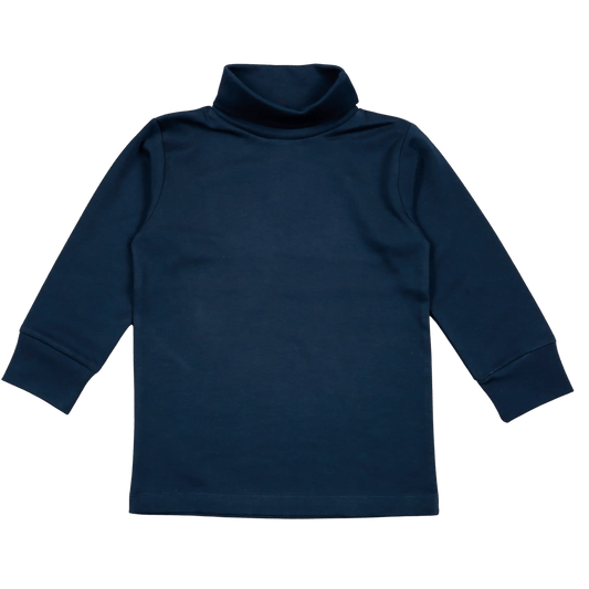NAV-310 Navy Blue Pima Turtleneck