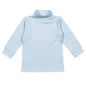 BLU-310 Blue Pima Turtleneck