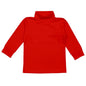 RED-310 Red Pima Turtleneck