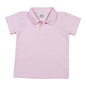 PPS-310 SOLID PINK  COLLARED  T-SHIRT