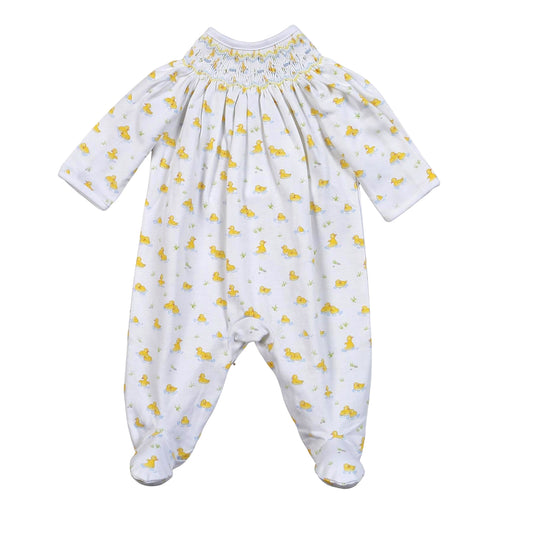 QUA-414 HAND SMOCKED BISHOP FOOTIE
