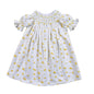 QUA-440 HAND SMOCKED BISHOP DRESS