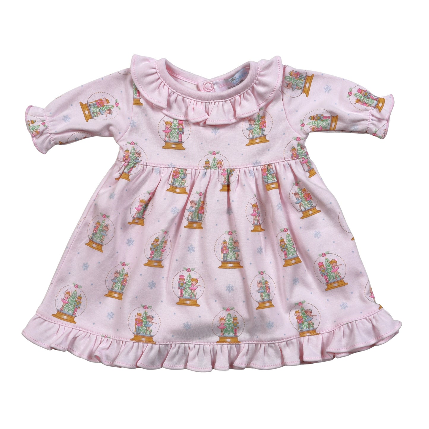XSN-009 Pink Christmas Snow Globes Pima Doll Morning Gown