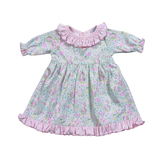 CAF-009 Casey Floral Pima Doll Morning Gown