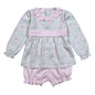 CAF-320 Casey Floral Pima Bloomers set