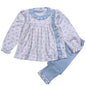 RBO-220 Roses and Bows Pima pants set