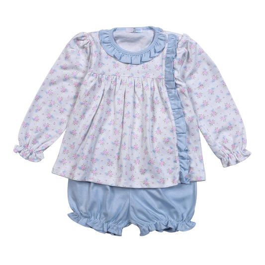RBO-320 Roses and Bows Pima Bloomers set