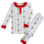 XTR-199 Christmas Trees Pima Two Pcs Loungewear