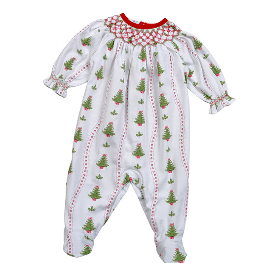 XTR-514 Christmas Trees  Pima Hand Smk Footie