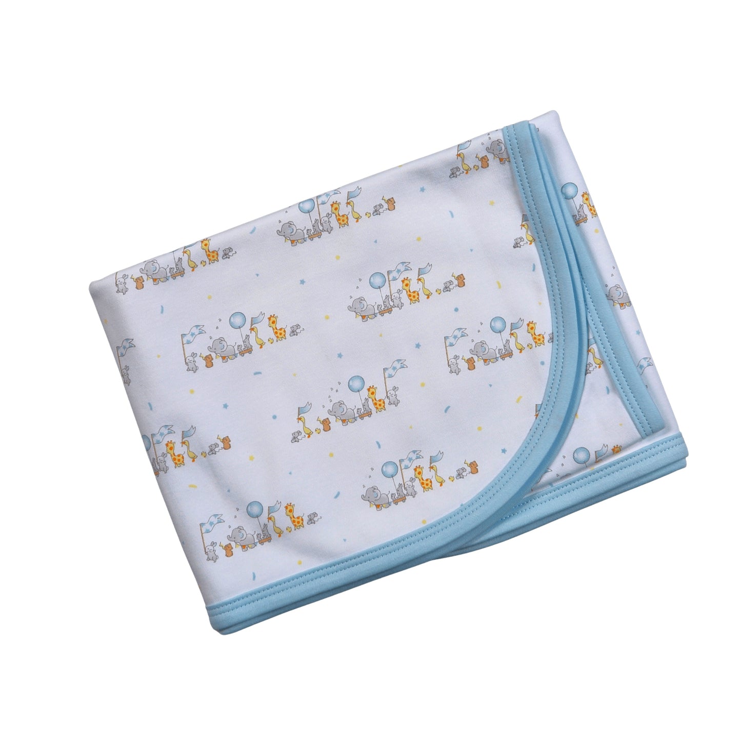 PRD-216 Blue Baby Parade Pima Blanket