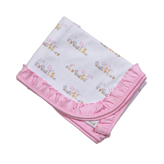PRD-316 Pink Baby Parade Pima Blanket