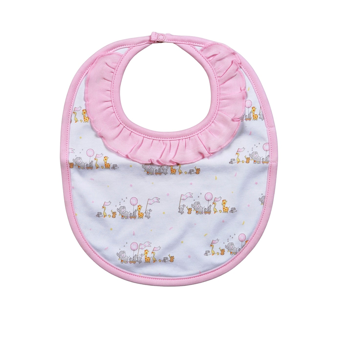 PRD-318 Pink Baby Parade Pima Bib